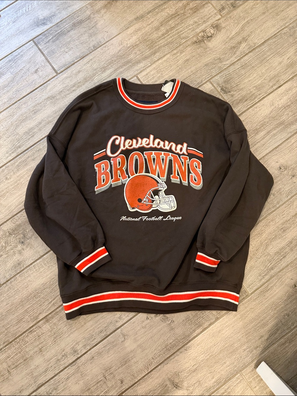 Cleveland Browns brown Crewneck Sweatshirt
